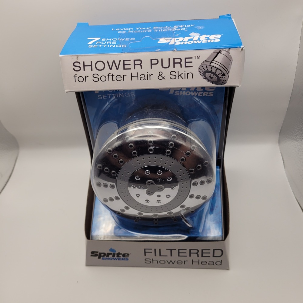 Sprite Showers Shower Pure Filtered Shower Head 7 Settings Chrome AE7-CM NEW